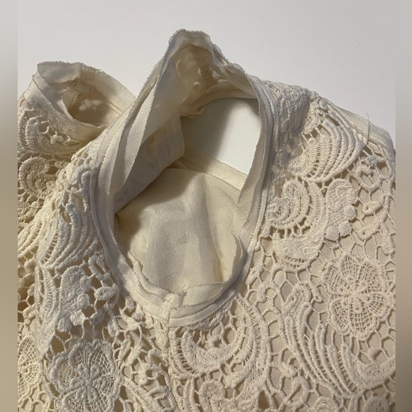 BLVD Lace and Linen Dress - Size Small - Picture 9 of 13